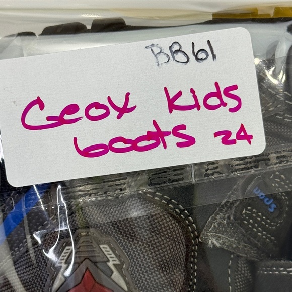 Geox Kids' Charcoal and Black Winter Boots Boots - Picture 11 of 11